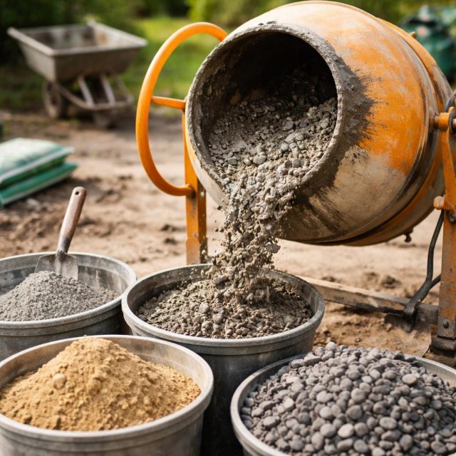 Как правильно смешивать бетон в бетономешалке: пропорции и рекомендации Как правильно смешивать бетон в бетономешалке: пропорции и рекомендации