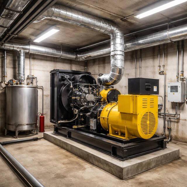 Размещение дизельного генератора в подвале: условия, ограничения и инженерные последствия Размещение дизельного генератора в подвале: условия, ограничения и инженерные последствия