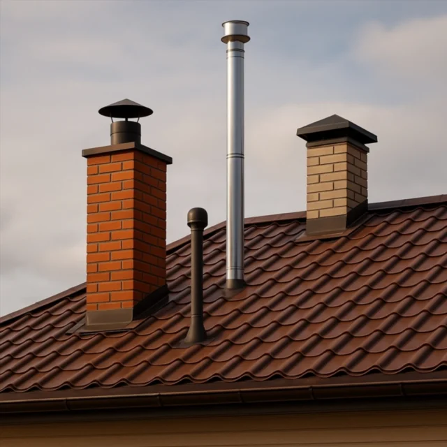 Высота труб на кровле: нормы, расчет и практические рекомендации Высота труб на кровле: нормы, расчет и практические рекомендации