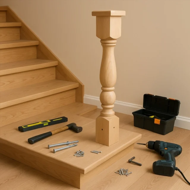 Установка столбов лестницы: подробное руководство по монтажу и выбору материалов Установка столбов лестницы: подробное руководство по монтажу и выбору материалов