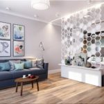 Зонирование однокомнатной квартиры: способы и правила