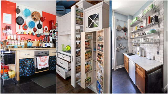 Способы хранения в малогабаритной кухне: разделители и держатели