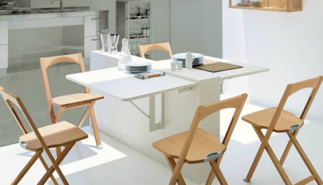 Cтол и стулья для маленькой кухни ✅️фото, виды и критерии выбора