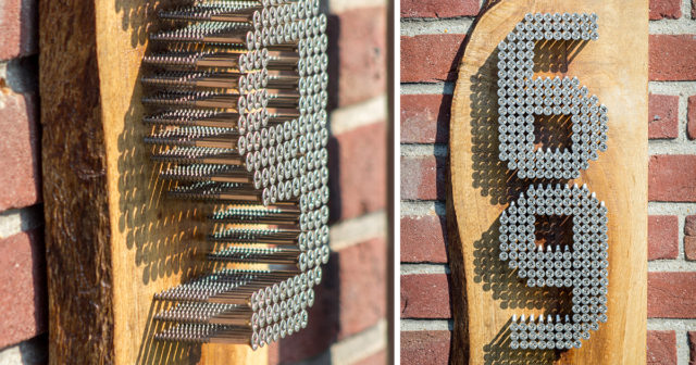 Табличка с номером дома: фото, материалы, дизайн и идеи оформления