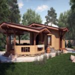 Баня с беседкой под одной крышей: фото, проекты и материалы