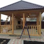 Беседка из дерева своими руками: фото, подготовка и проекты