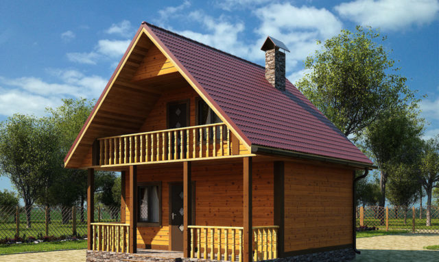 Баня 6 на 6 с мансардой: фото, виды, проекты и материалы