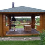 Деревянные беседки: фото, виды конструкции и материалы