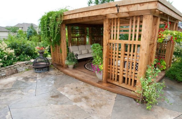 Решетки для беседки: фото, виды, материал, оформление и как выбрать