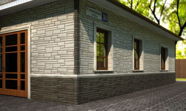 Цокольный сайдинг под камень: фото, особенности и как выбрать