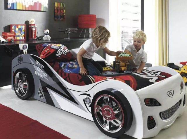 Кровать-машина для мальчика: фото, модели, описания, оформление