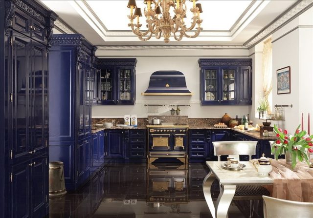 Кухня в стиле арт-деко: фото, черты стиля, особенности дизайна