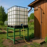 Куб воды на даче: как выбрать, установить и использовать ёмкость для водоснабжения участка