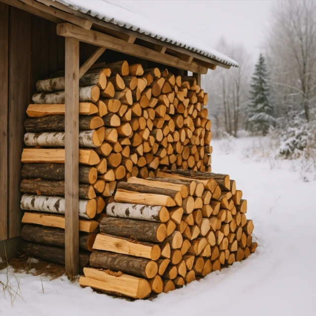 Сколько кубометров дров нужно на зиму: подробный расчет, советы и важные нюансы